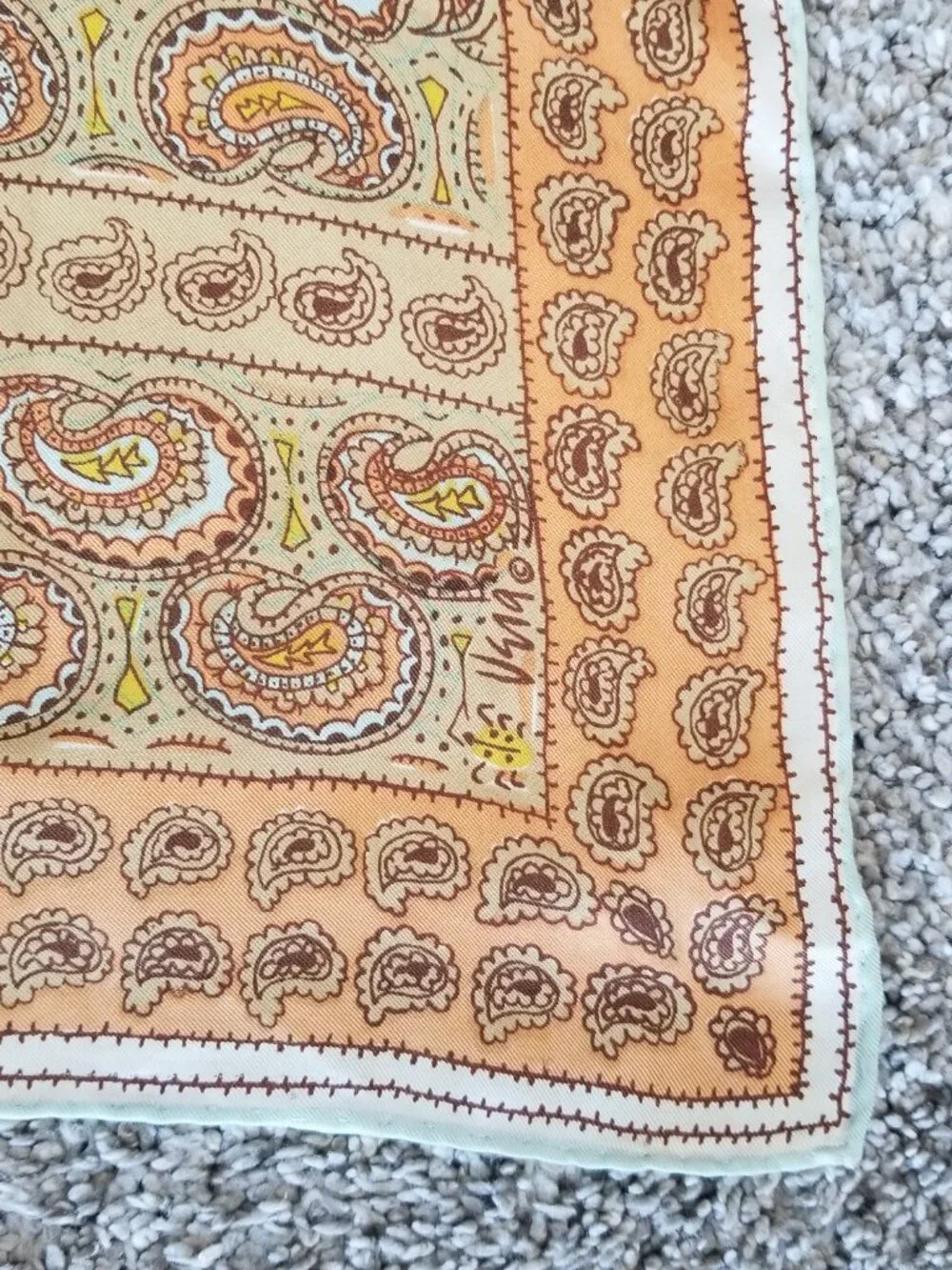 1960s Vera Silk Scarf 22
